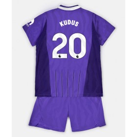 Dětské fotbalový komplet Tottenham Hotspur Mohammed Kudus #20 Tretí košile 2026-27 Krátkým Rukávem
